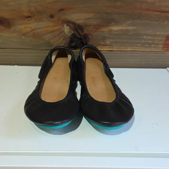 Tieks Matte Black Ballet Flats - Picture 3 of 10